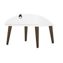 Ver imagem 5 de Mesa de Cabeceira Madri Retrô com Pé Palito 3 Gavetas Branco