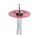 Ver imagem 1 de TORNEIRA MONOCOMANDO DE VIDRO REDONDA ALTA ROSA