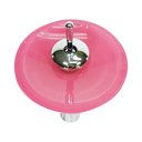 Ver imagem 3 de TORNEIRA MONOCOMANDO DE VIDRO REDONDA ALTA ROSA