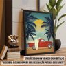 Quadro de Decoração Quarto Descolado Carro Praia e Surf - 4
