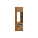 Ver imagem 1 de Armário de Cozinha Torre Fornos 70cm 2 Nichos 1 Porta 3 Gavetas G750 Maxxi Canela Kappesberg