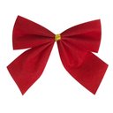 Ver imagem 1 de Kit 12 Laço Lacinho Veludo Natal Decoração Arvore de Natal Vermelho Presente