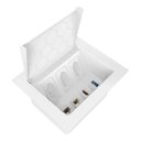 Ver imagem 1 de CAIXA DE EMBUTIR 3 TOMADA 1 USB DADOS QTMOV