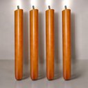 Ver imagem 6 de Kit 04 Pés Palito 30cm Madeira Inclinado para Poltrona e Móveis em Geral