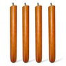Kit 04 Pés Palito 30cm Madeira Inclinado para Poltrona e Móveis em Geral - 1