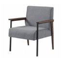 Ver imagem 3 de Poltrona Decorativa Fontana Cinza Graffite