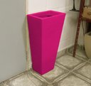 Ver imagem 2 de Vaso Planta 60x30 Trapézio Parede Polietileno - ROSA 022