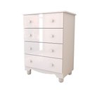 Ver imagem 1 de Cômoda Infantil Sueño 4 Gavetas 100% Mdf Branco Brilho - Panorama Móveis