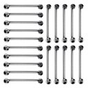 Ver imagem 1 de Barra de Apoio Aço Inox 40cm Kit 20 Unidades Idoso Deficiente Suporte Cadeirante Banheiro Box Segura