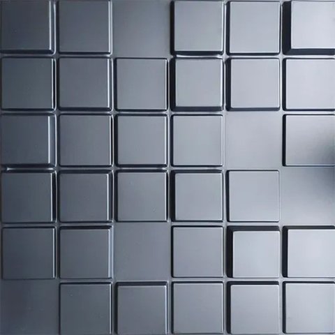 10 Placas 3d Revestimento de Parede Pixel Premium - 2,50 M²