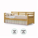 Ver imagem 2 de Cama Solteiro Babá Madeira Rústica Enjoy Mona Mais Nicho - Imbuia