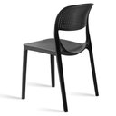 Ver imagem 6 de Cadeira Zoe Preta em Polipropileno Moderna Mobília