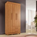 Ver imagem 2 de Guarda Roupa Copacabana New 3 Portas 2 Gavetas Benetil:cinamomo