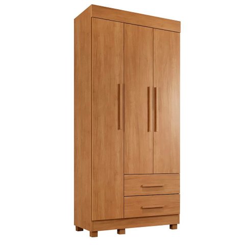 Guarda Roupa Copacabana New 3 Portas 2 Gavetas Benetil:cinamomo