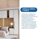 Ver imagem 6 de Modulo Aéreo 1 Porta Elegance 73cm x 54cm Marrom/Angelin/Blanc