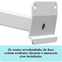 Ver imagem 4 de Suporte Refletor Inclinado Parede Braço 20 Cm Branco