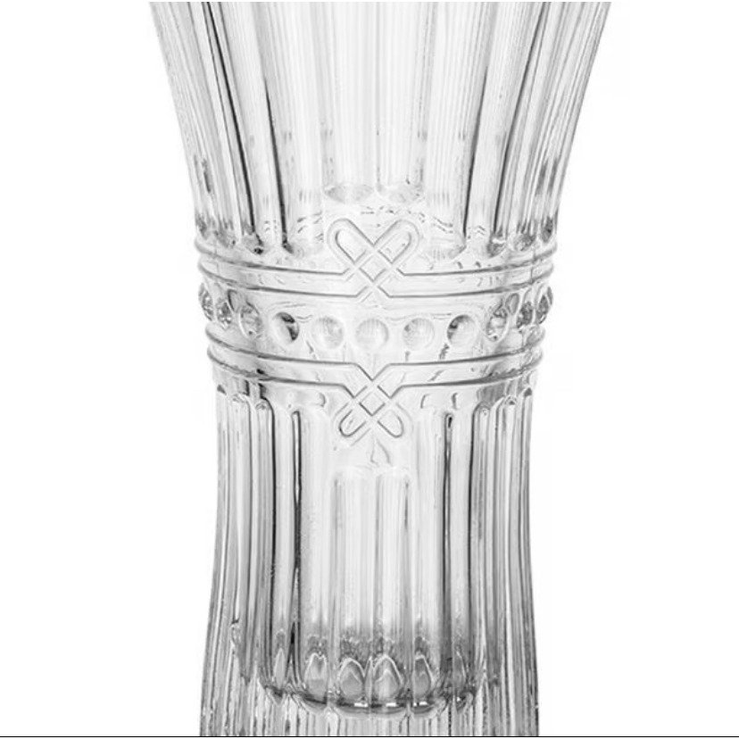 Vaso Floreiro Acinturado Fratello em Cristal Ecológico 13xa24cm Lhermitage - 6