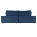 Ver imagem 6 de Sofá Retrátil e Reclinável 2,95m Cama inBox Big Puffer com SoftGel D40 Velupluma Azul