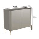 Ver imagem 2 de Balcão Buffet com 2 Portas 98,5cm Pés em Metal 100% Mdf