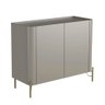 Balcão Buffet com 2 Portas 98,5cm Pés em Metal 100% Mdf - 1