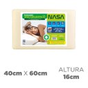 Ver imagem 3 de Kit 2 Travesseiro Nasa-X Original Viscoélastico Conforto 40x60x16