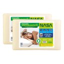Ver imagem 2 de Kit 2 Travesseiro Nasa-X Original Viscoélastico Conforto 40x60x16