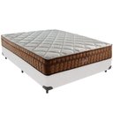 Ver imagem 1 de Cama Box Branco e Colchão Anjos Star Pillow In Molas Ensacadas Casal Anjos