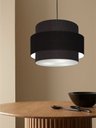 Ver imagem 3 de Lustre para Sala de Jantar Vivare Md-4396 Cúpula em Tecido 60cm