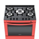 Ver imagem 2 de FOGAO 5 BOCAS VENAX DELPLUS VITREO BL VERMELHO GAS GLP