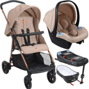 Ver imagem 1 de Carrinho Moises Bebe Conforto Base Isofix Burigotto Lui Mon Amour