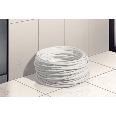 Mangueira 5/16 Tramontina em PVC Branca 50m "Mangueira 5/16"" Tramontina em PVC Branca 50m"