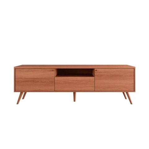 Rack Bancada para Tv de até 70 1 Porta 2 Gavetas Rivire 1.8 Jequitiba