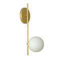 Ver imagem 3 de Arandela Luminária Bari Globo 12 Cm Moderno Dourado Fosco Bf Decor Arandela Bari Globo 12