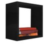 Nicho Decorativo 30x30x20 Cm Preto Em Mdf - 1