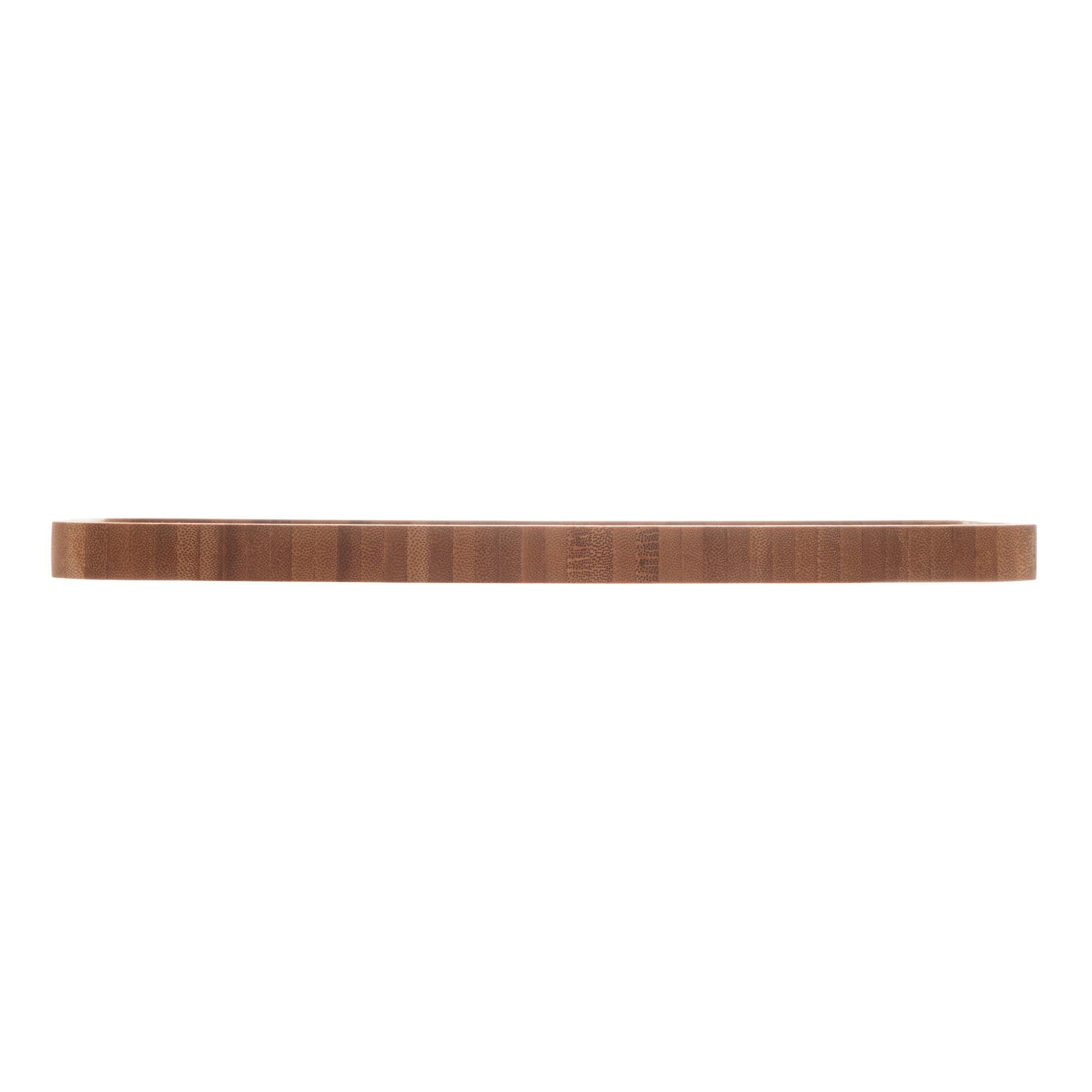 Bandeja de Bambu Hire Retangular Pequena 20x10x1,5cm Lyor - 4