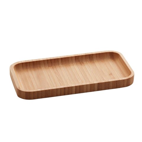 Bandeja de Bambu Hire Retangular Pequena 20x10x1,5cm Lyor