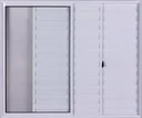 Ver imagem 1 de Janela de Aluminio Veneziana 3 Folhas sem Grade Linha Leve:1,00 X 1,50/branco