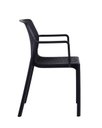 Ver imagem 3 de Kit com 4 Cadeiras Sardenha em Polipropileno - Preto