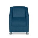 Ver imagem 1 de Mini Poltrona Cadeira Infantil Tilla de Criança Suede Azul Marinho