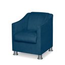 Ver imagem 5 de Mini Poltrona Cadeira Infantil Tilla de Criança Suede Azul Marinho