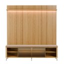 Ver imagem 6 de Rack com Painel para TV até 85 Polegadas Vidro Reflecta 100% MDF LED Lincoln Float 215cm Carvalho