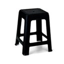 Ver imagem 1 de Banco Plastico Adulto Banquinho Banqueta Resistente Multiuso Preto