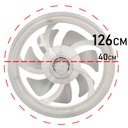 Ver imagem 4 de Ventilador Lustre Lampada de Teto Luxo Grande Led Ajustavel Controle 3 em 1 Quarto Casa Apartamento