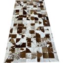 Ver imagem 1 de Tapete De Couro castanho malhado 0,90X1,80 c/b pç 10
