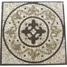 Piso Rosone Em Mosaico Com Pedras Lis Iii - 70 cm - 1