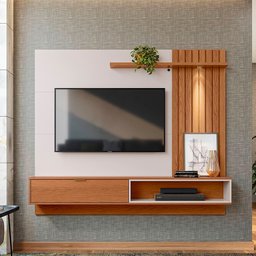 Rack com Painel Suspenso Tocantins 160 Cm para Tv de até 60 - 1