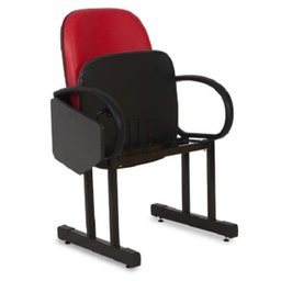 Kit com 2 Poltronas para Auditório Linha Auditório Vermelho - 2
