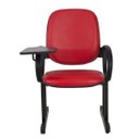 Ver imagem 3 de Kit com 2 Poltronas para Auditório Linha Auditório Vermelho