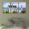 Quadro canvas 45x96 castelo moderno no campo - 2