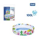 Ver imagem 4 de Piscina Infantil 3 Anéis 100l Inflável para Bolinhas e Água